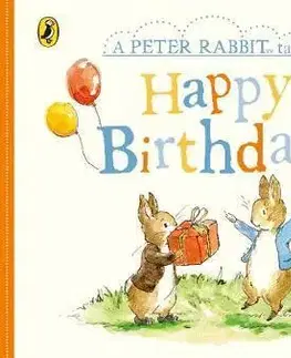 Leporelá, krabičky, puzzle knihy Peter Rabbit Tales - Happy Birthday - Beatrix Potter
