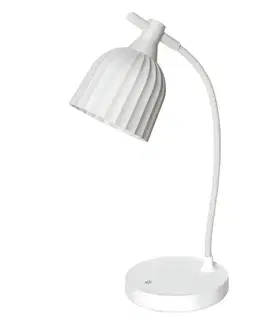 Lampy do obývačky Stolová lampa LED DANZI 66354 biela LB1