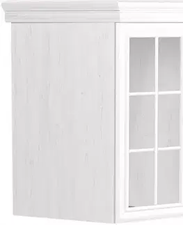 Vitríny a regály do obývačky Vitrína Kora Knn1 biely