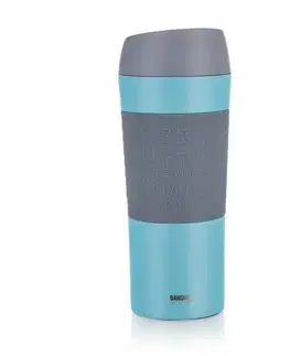 Termosky a termohrnčeky Banquet Hrnček cestovný MATTY 400 ml, modrá