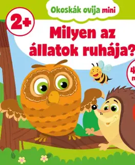 Nalepovačky, vystrihovačky, skladačky Milyen az állatok ruhája? - 48 db matricával - Mária Nagy