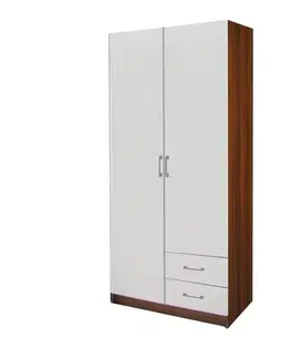 Skrine Skriňa ESO 2-dverová 61521 orech/biela