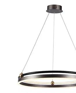 Svietidlá  LED Luster na lanku LED/30W/230V 3000K pr. 62 cm hnedá 23097