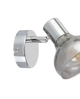 Svietidlá Rabalux 5555 - Nástenné svietidlo HOLLY 1xE14/40W/230V lesklý chróm  5555