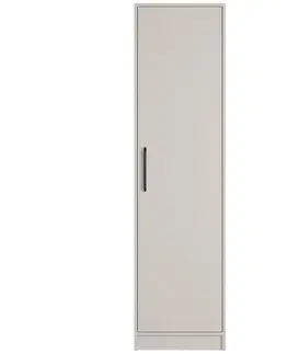 Šatníkové skrine Skriňa Smart Sr5 1d Cashmere
