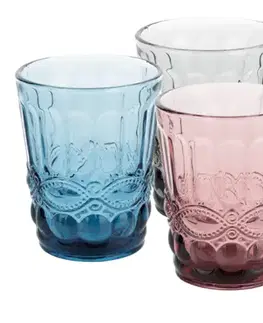 Poháre KONDELA Savoy Typ 2 pohár na vodu (4 ks) 240 ml kombinácia farieb
