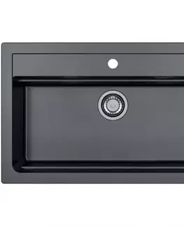 Granitové drezy Drez Atrox 40 čierna