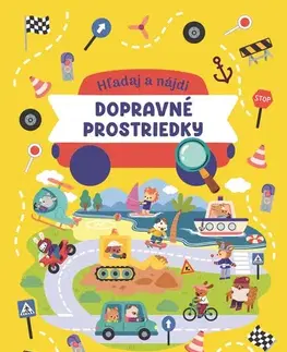 Leporelá, krabičky, puzzle knihy Hľadaj a nájdi - Dopravné prostriedky