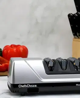 Elektrické brúsky na nože ChefsChoice elektrická brúska na nože 3-stupňová M130 - Platina 