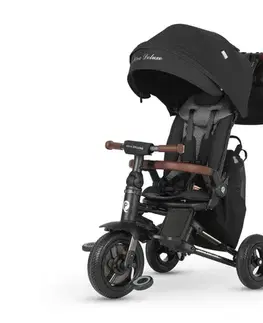 Trojkolky QPlay - Detská trojkolka 5v1 NOVA DELUXE čierna S702_Black
