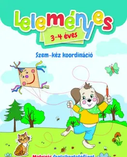 Pre deti a mládež - ostatné Leleményes 3-4 éves - Szem-kéz koordináció - Matricás foglalkoztatófüzet