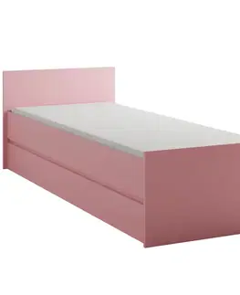 Postele pre dievčatá Posteľ 90 Cosmo C08 ružová