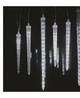 Vianočné osvetlenie EMOS Girlanda vianočná padajúce cencúle 6ks, 2m, 160LED, IP44