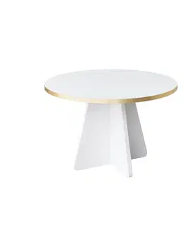 Konferenčné stolíky Konferenčný stolík Mushroom Gold and White