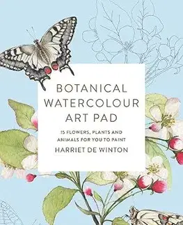 Maľovanky pre dospelých Botanical Watercolour Art Pad - Harriet de Winton