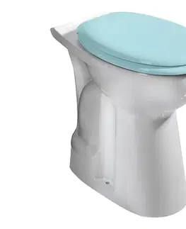 Svietidlá Creavit - bezbariérové kombi WC, spodný odpad, keramika/biela BD305