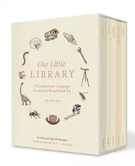 Leporelá, krabičky, puzzle knihy Our Little Library Vol. 3 - Tabitha Paige