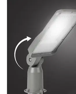 LED osvetlenie BRILAGI - LED vonkajšie pouličné svietidlo s kĺbom URBANLIGHT LED/50W/230V, šedé, IP65 BRI790