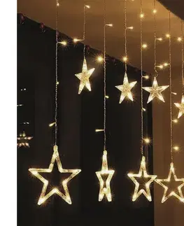 Vianočné dekorácie BRILAGI - LED Vianočný záves 77xLED/3xAA/USB 1,8m teplá biela 1V227-OEM1