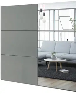 Skrine do izieb Skriňa Vigo 250 platinum / zrkadlo