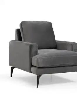 Kreslá Kreslo ušiak Papira Armchair - Anthracite