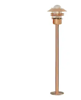 Záhradné lampy Nordlux - Vonkajšia lampa BLOKHUS 1xE27/60W/230V IP54 medená 25078030