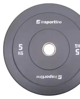 Závažia k činkám Súprava 2x5ks gumových kotúčov inSPORTline Bumper Plate Go 2x 5-25 kg 50 mm