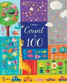 Leporelá, krabičky, puzzle knihy Count to 100 - Felicity Brooks
