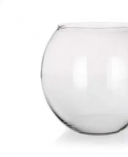 Dekoratívne vázy Kinekus Váza GLOBE guľa priemer 21,5cm, číre sklo BOHEMIA