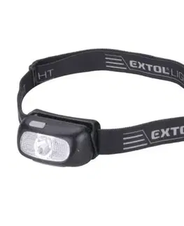 Čelovky EXTOL LIGHT Čelovka 5W CREE XPG +2xčervná LED  , 1Ah
