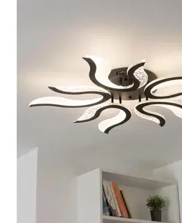 Svietidlá BRILAGI - LED Stmievateľný prisadený luster TWIST LED/65W/230V 3000-6500K čierna + DO BG-J3317/B