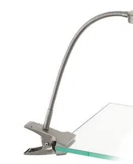 Lampy Eglo 54648 - LED Stolná lampa s klipom LED/4,5W/230V 3000K matný chróm 54648