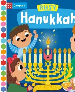 Leporelá, krabičky, puzzle knihy Busy Hanukkah - Campbell Books