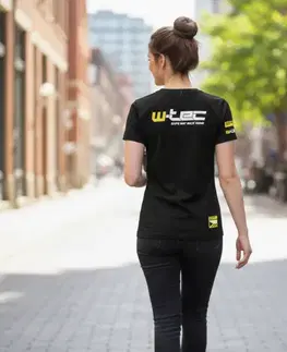 Dámske tričká Dámske tričko W-TEC Signature čierna - S