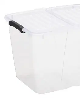Boxy na skladovanie PLAST TEAM - Box FLEX úložný 30l transparentný
