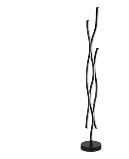 Lampy Globo 67206S - LED Stojacia lampa GERONIMO LED/28W/230V 3000K čierna 67206S