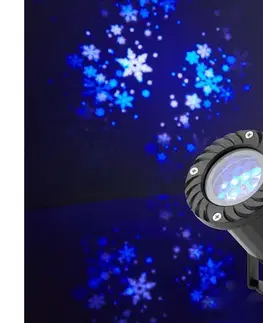 LED osvetlenie  CLPR1 - LED Vianočný vonkajší projektor snehových vločiek 5W/230V IP44 CLPR1