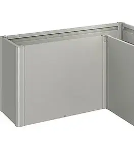 Truhlíky Biohort Hrantík BIOHORT Belvedere L 152 x 152 x 77 cm (sivý kremeň metalíza)
