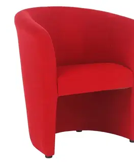 Kreslá KONDELA Cuba konferenčné kreslo červená