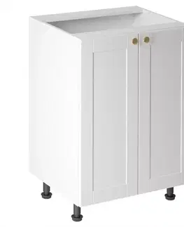 Kuchynské skrinky stojace Kuchynská skrinka linea d60 white