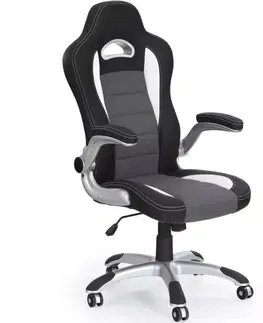 Otočné kreslá Kancelárske kreslo Lotus  čierna/Šedá