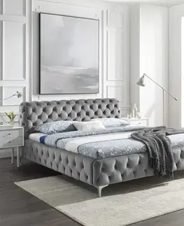 Postele Chesterfield posteľ ZETHOS Dekorhome