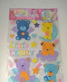 Bytové doplnky (ostatné) MAKRO - Nálepky na stenu LITTLE TEDDY