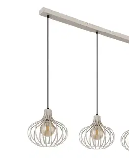 Svietidlá Globo 33370319 - Luster na lanku MATEO 3xE27/40W/230V béžová 33370319
