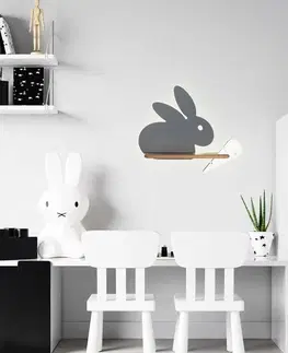 Osvetlenie Detská nástenná lampička RABBIT LED Candellux
