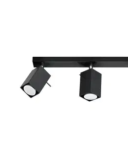 Svietidlá  Bodové svietidlo MERIDA 3 3xGU10/40W/230V čierna SL.0101