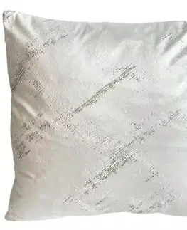 Dekoračné obliečky Obliečka na vankúš Lori RQ-213 40x40 cm biela