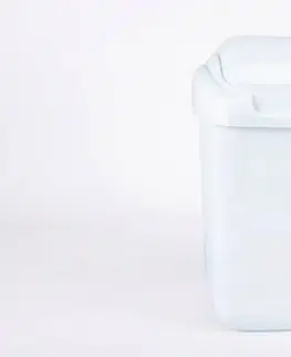 Odpadkové koše Kinekus Kôš na odpad preklápací 15L, plastový, STANDARD, biely