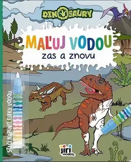 Pre deti a mládež - ostatné Maľuj vodou zas a znovu - Dinosaury