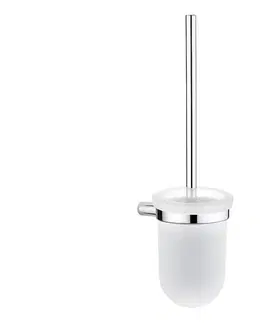 Svietidlá NIMCO BR 11094WN-26 - Nástenná WC štetka BORMO matné sklo/lesklý chróm BR 11094WN-26